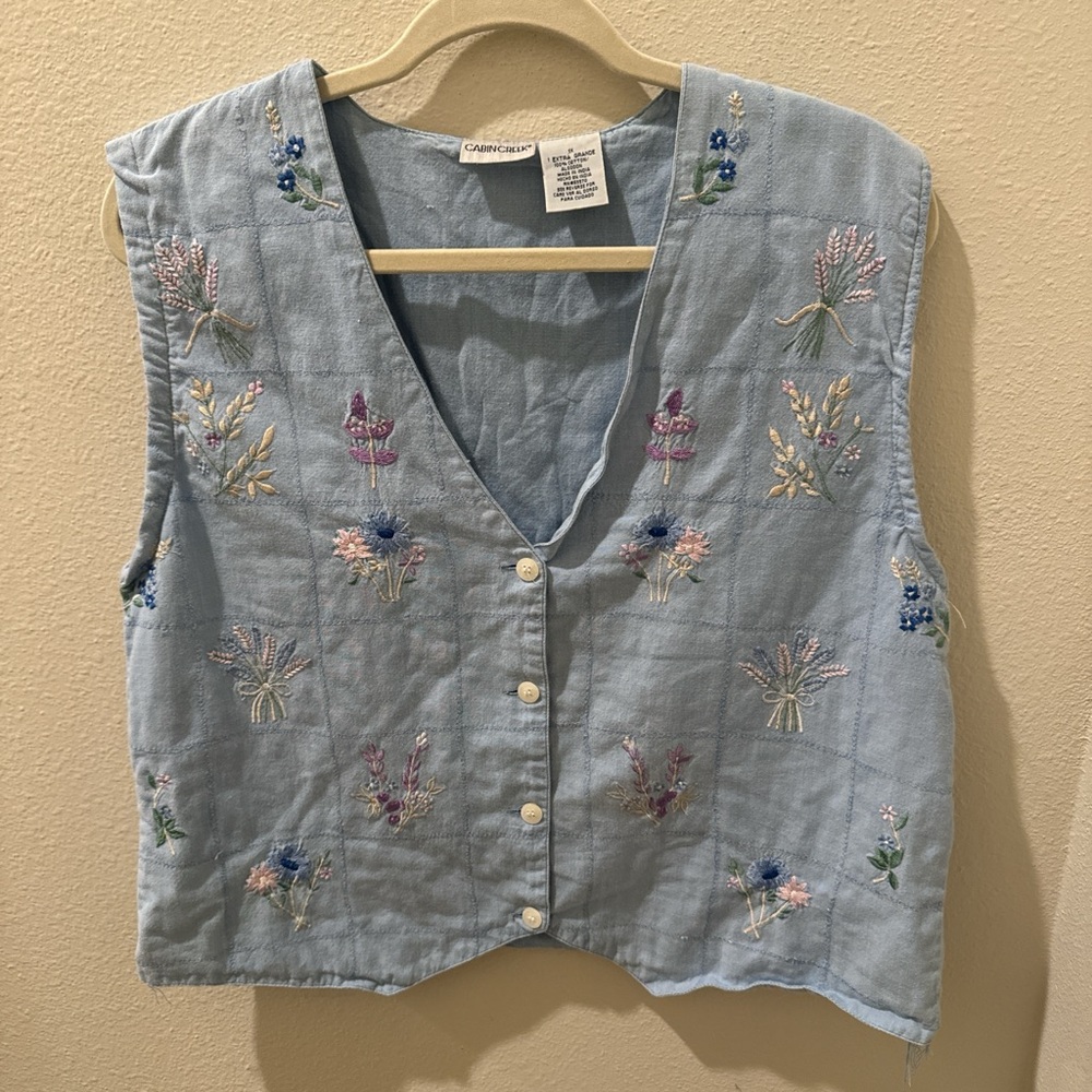 Cabin Creek Vintage Embroidered Vest